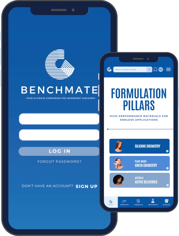 Screenshot of the Benchmate App